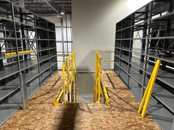 Selective racks and shelved platform – 7