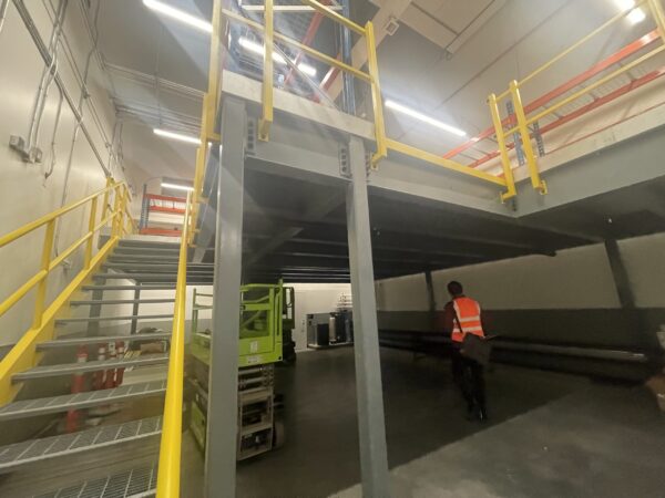 mezzanine for exhibition centre
