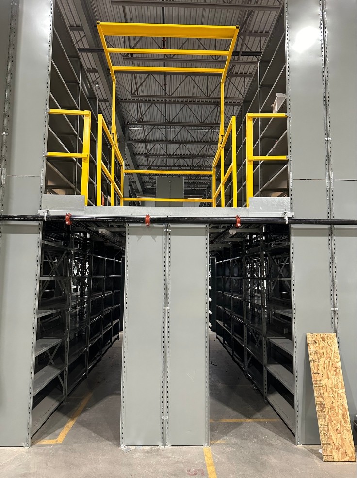 shelf supported platform